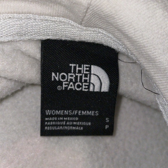 The North Face Off-White Hoodie with Blue Logo - Picture 7 of 7